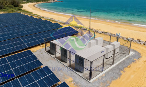 Pin lưu trữ Deye cho công trình năng lượng mặt trời