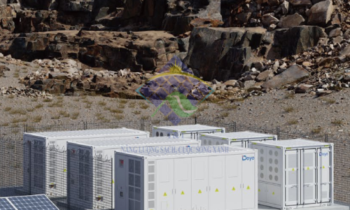 Pin lưu trữ Deye cho dự án tái tạo lớn