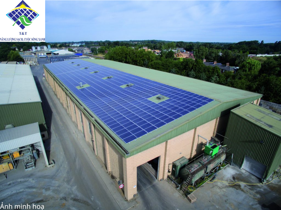 hoàn thành dự án NLMT cty may NHẬT QUANG