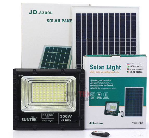 Đèn pha năng lượng mặt trời SUNTEK JD-8300