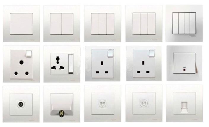 Các loại công tắc điện dân dụng phổ biến