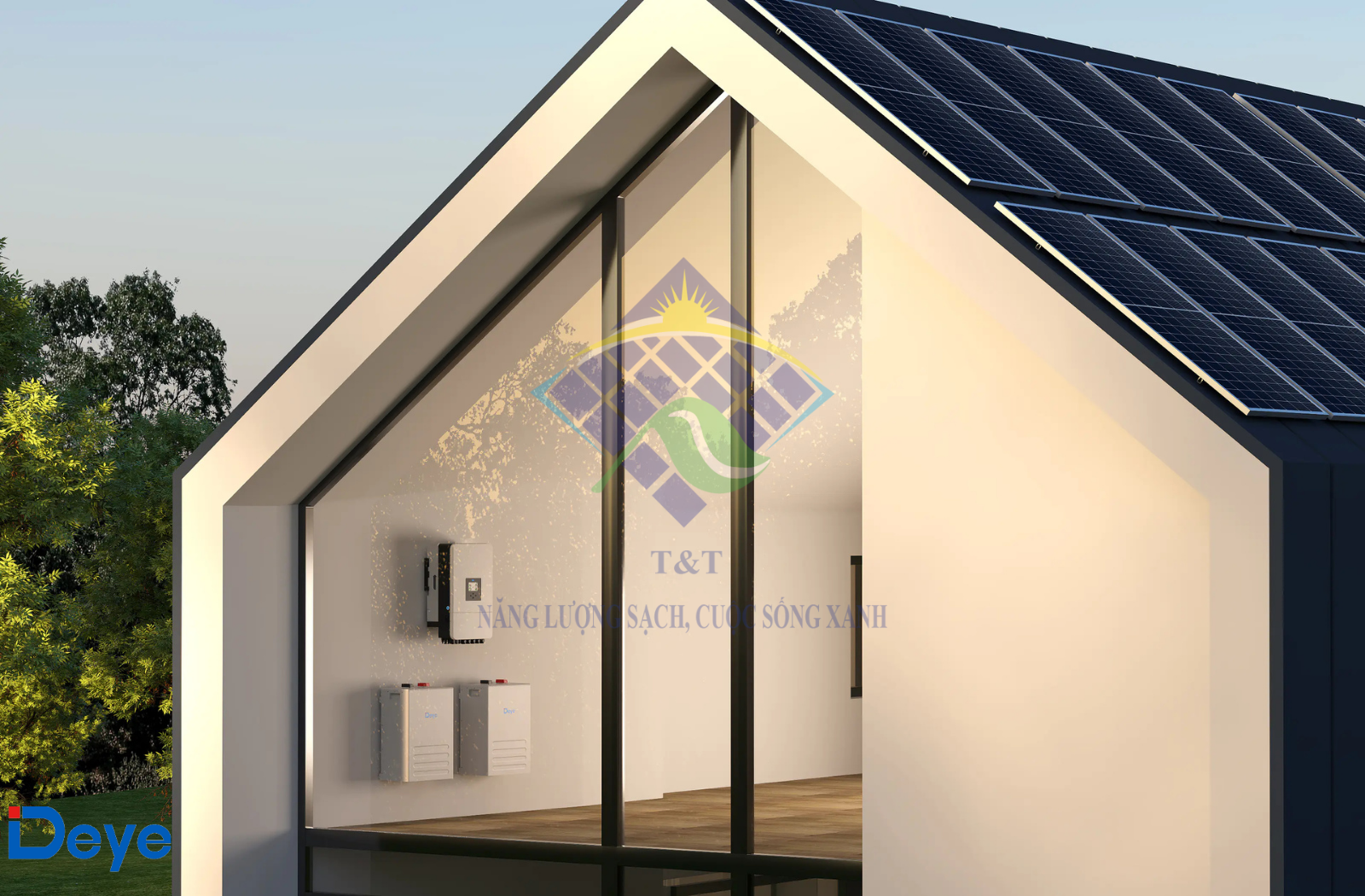 Inverter Deye bảo vệ hệ thống điện mặt trời