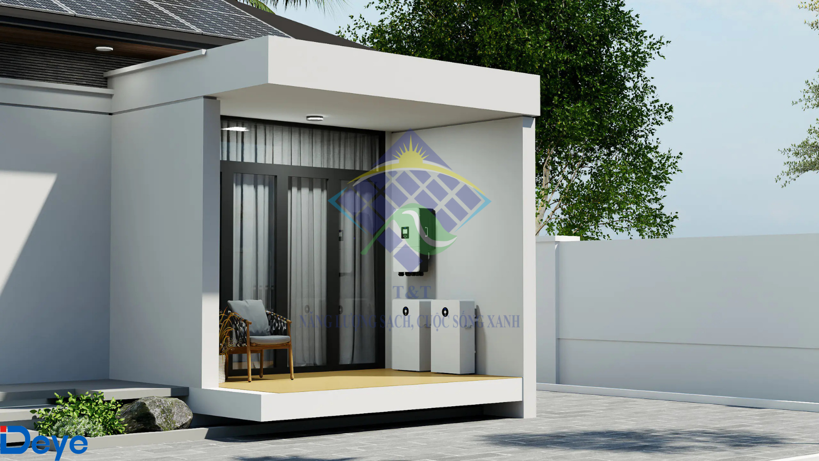 Inverter Deye cho điện mặt trời hòa lưới