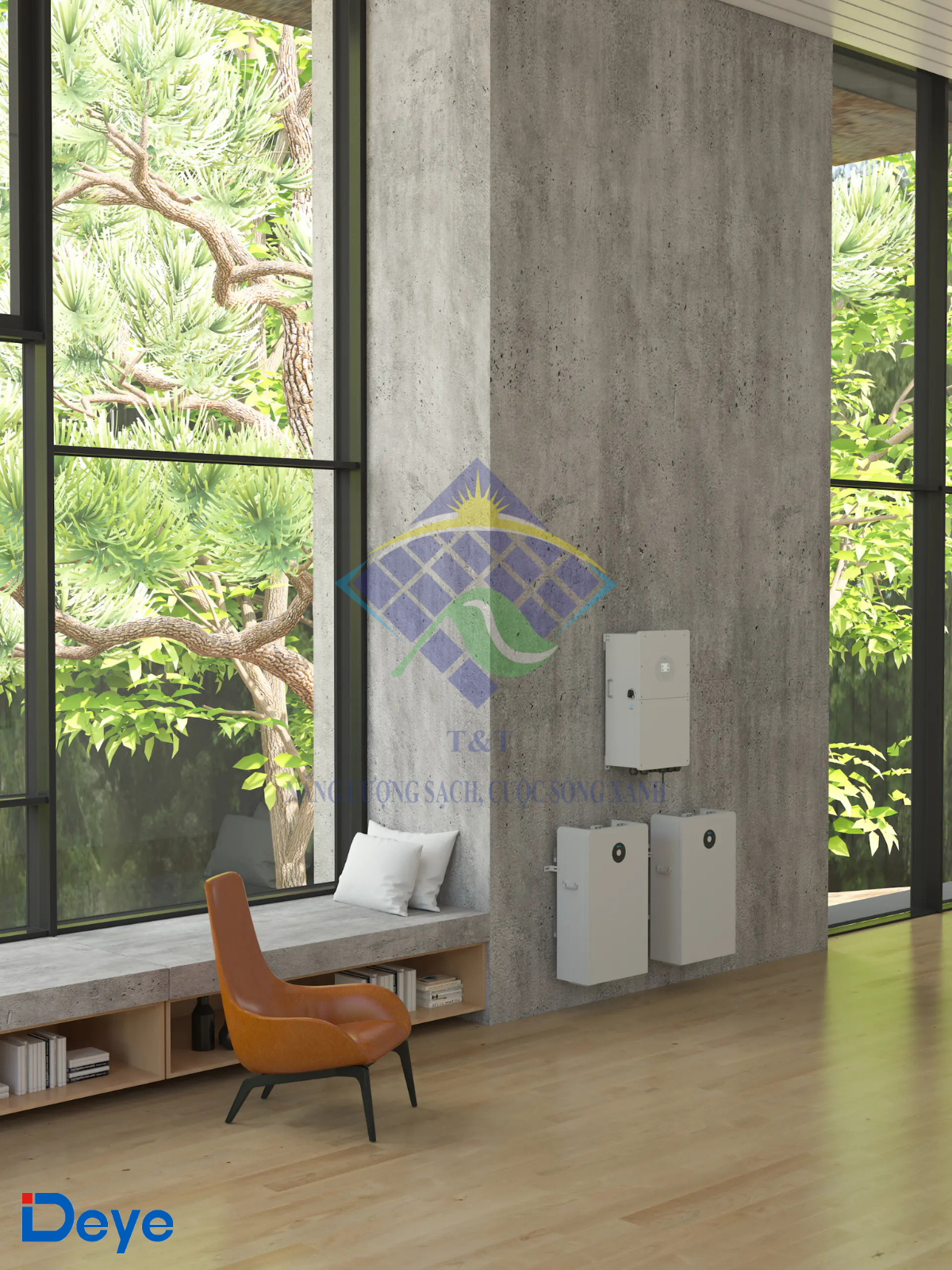 Inverter Deye cho điện mặt trời hòa lưới