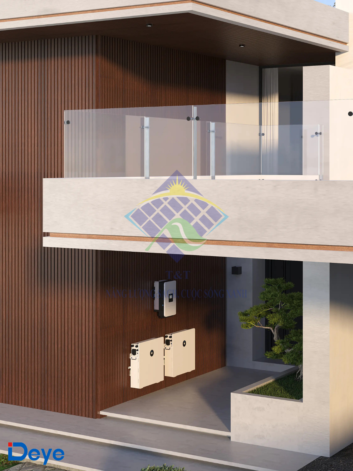 Inverter Deye cho điện mặt trời hòa lưới