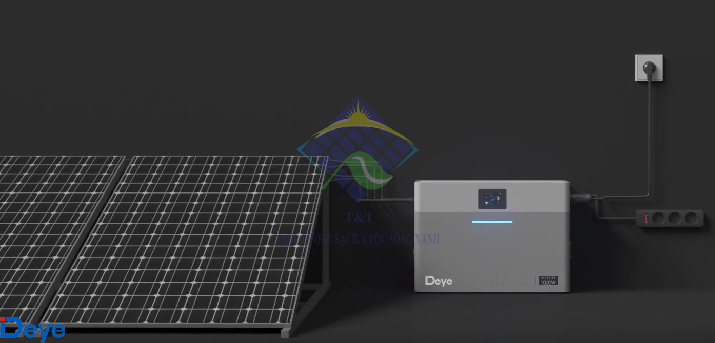 Inverter Deye cho điện mặt trời hòa lưới