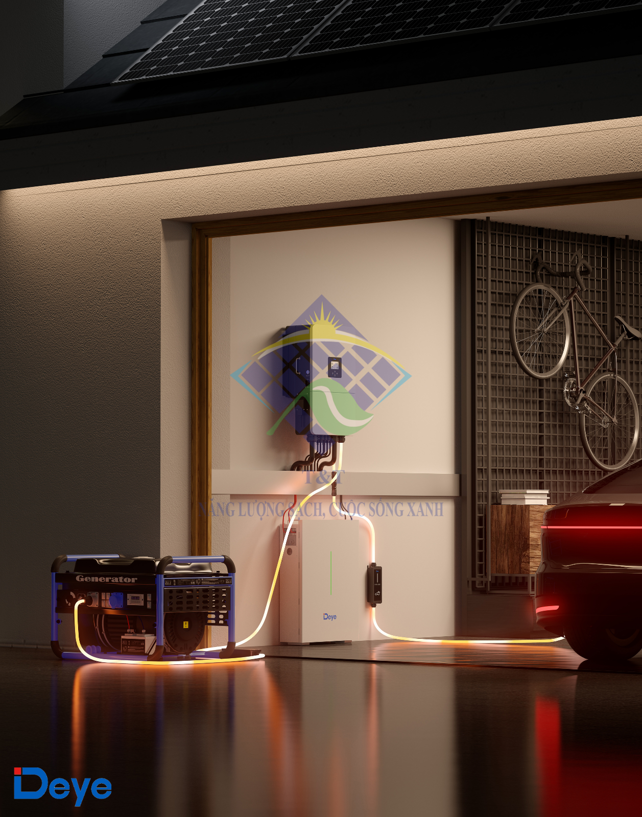 Inverter Deye chuyển đổi năng lượng cho các dự án lớn