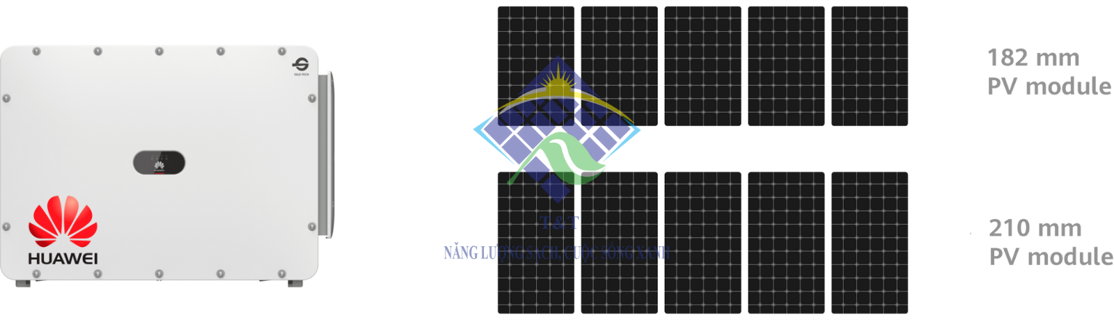 Inverter Huawei và ứng dụng trong công trình lớn