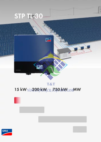 Inverter SMA tiết kiệm chi phí cho dự án năng lượng