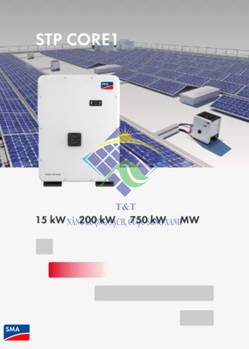 Inverter SMA cho hệ thống năng lượng mặt trời lớn