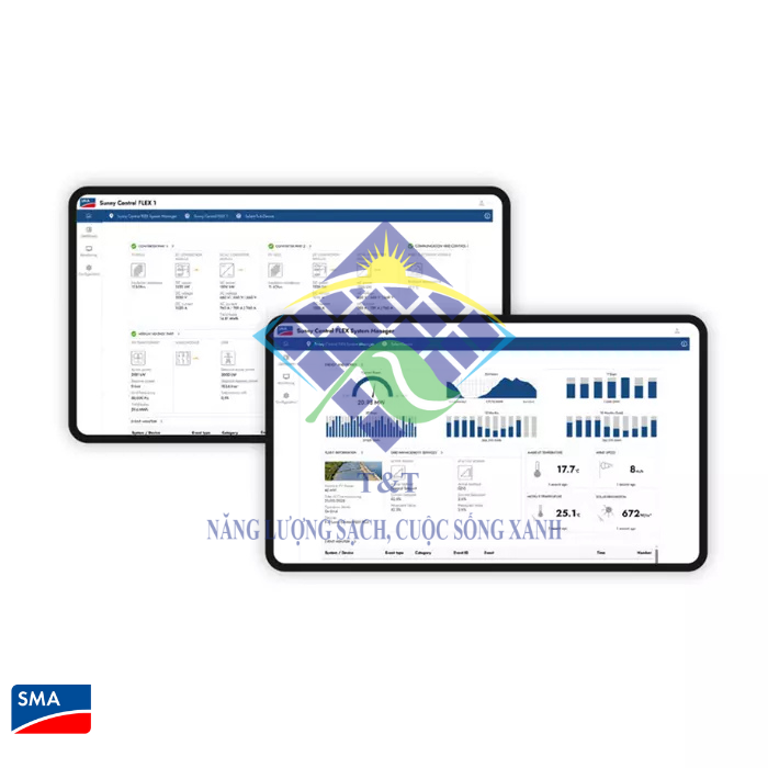 Inverter SMA và giám sát năng lượng mặt trời