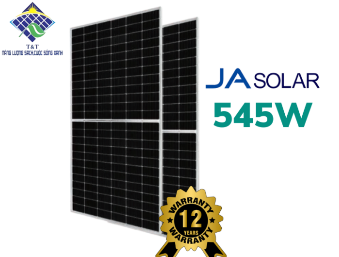 Lắp đặt tấm pin JA Solar cho hệ thống điện mặt trời hòa lưới