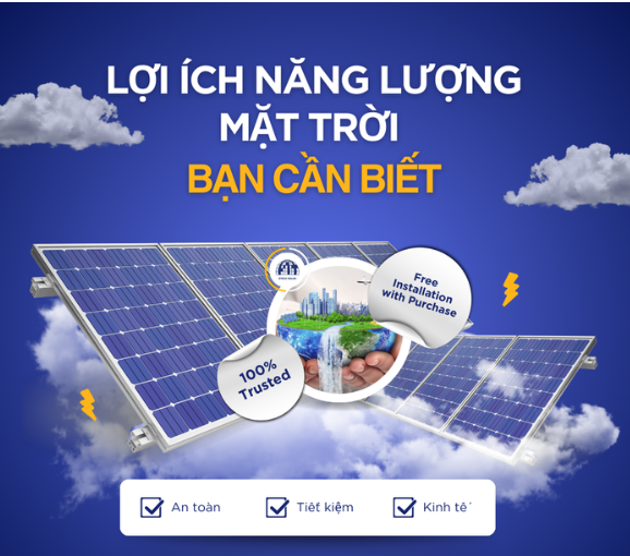 Năng lượng mặt trời hoà lưới và lợi ích cho gia đình