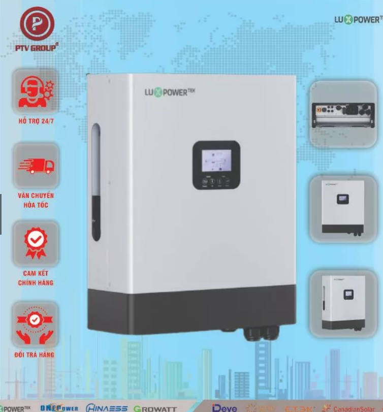 Inverter Luxpower GEN-LB-EU 6K I Biến Tần Hybrid | PTH GROUP