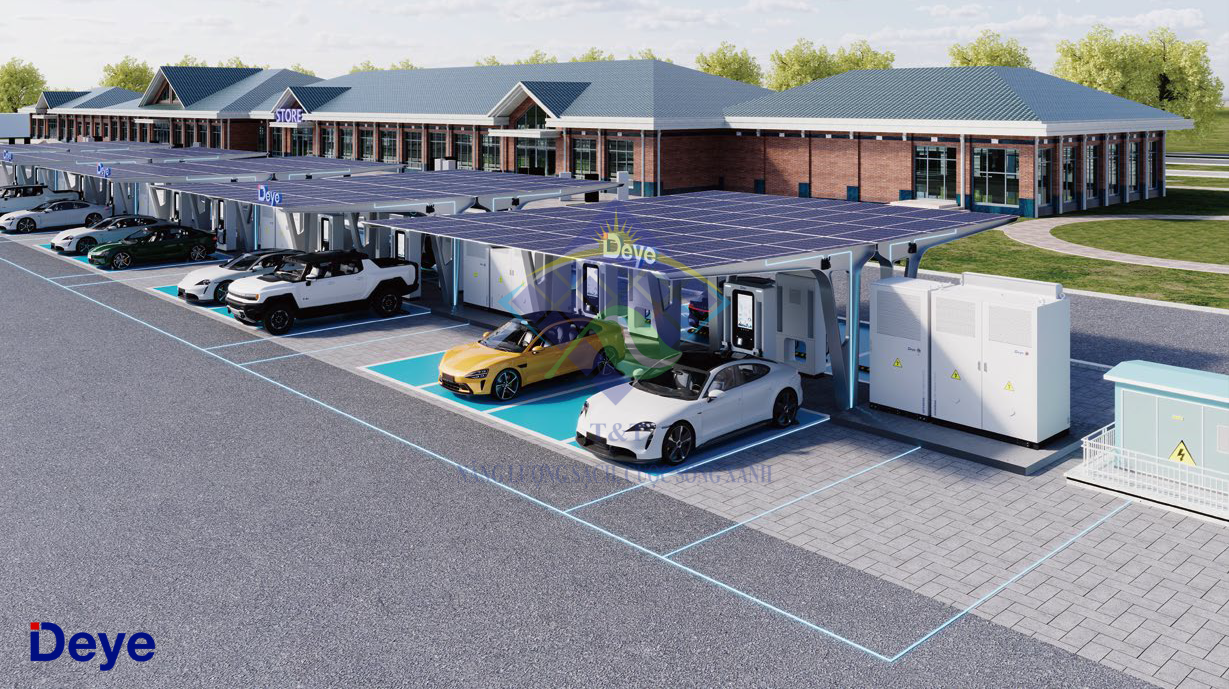 Pin lưu trữ Deye cho dự án tái tạo lớn