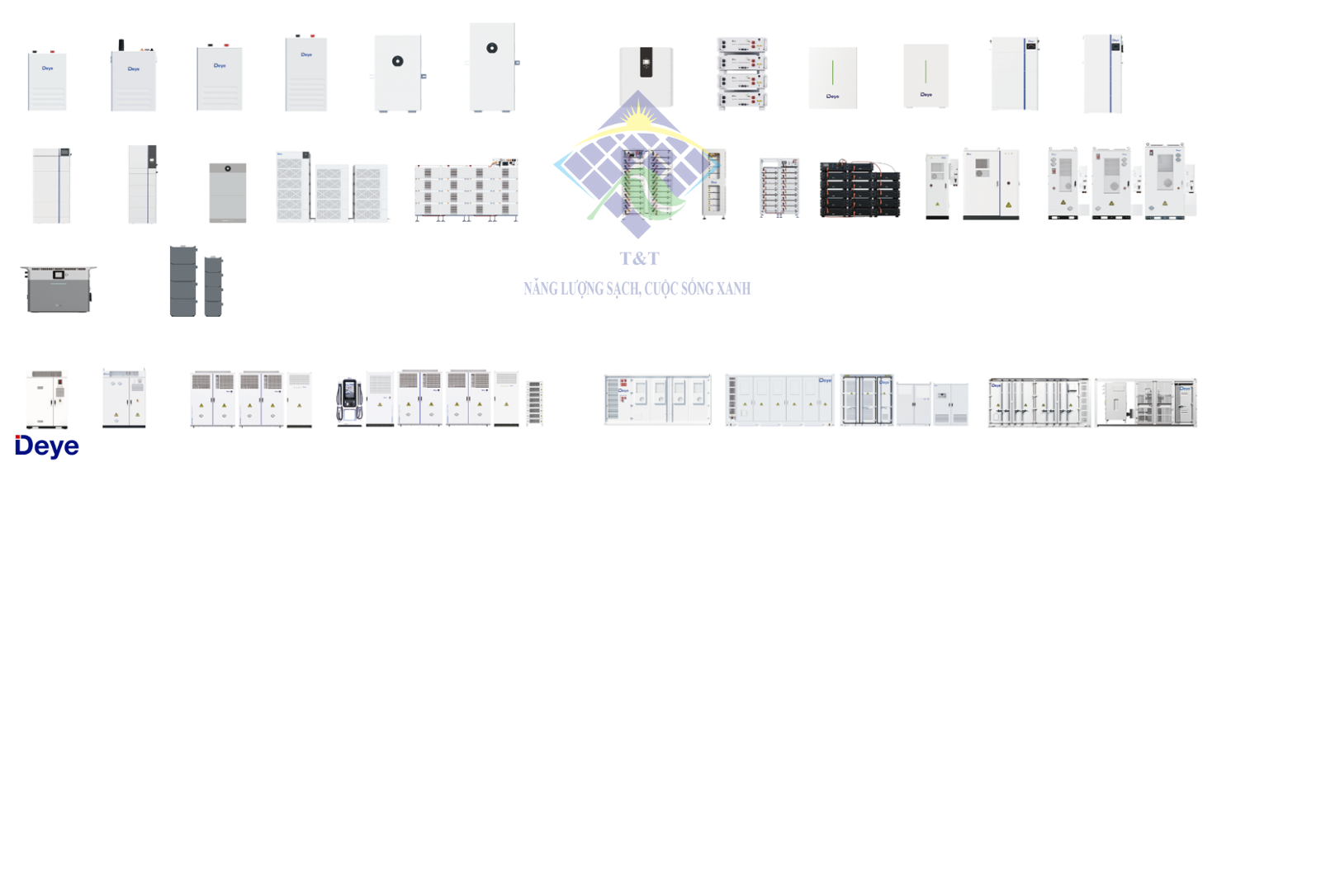 Pin lưu trữ Deye công nghệ tiên tiến trong lưu trữ
