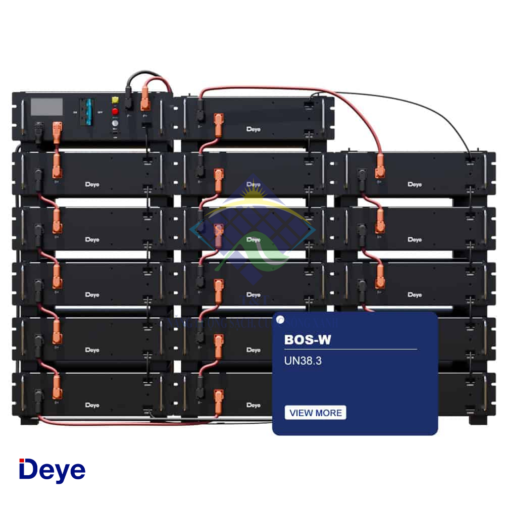 Pin lưu trữ Deye giúp tăng hiệu suất năng lượng