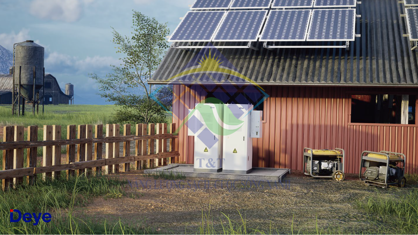 Pin lưu trữ Deye tiết kiệm chi phí vận hành