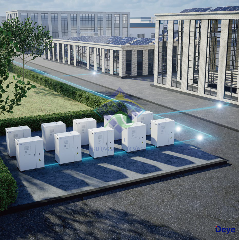 Pin lưu trữ Deye trong phát triển năng lượng tái tạo