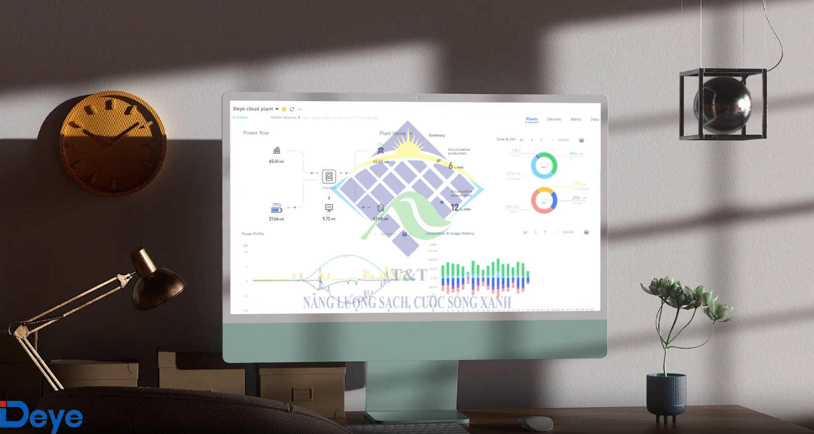 Pin lưu trữ Deye và vai trò trong điện mặt trời