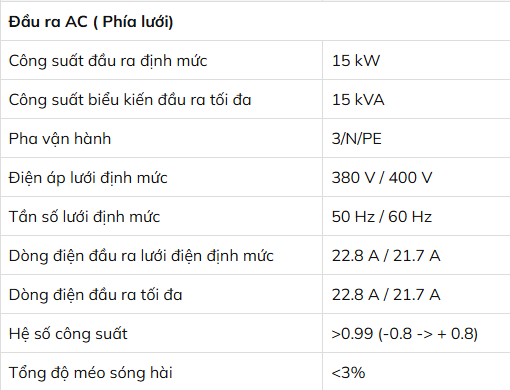S6-EH3P 15K-H| 15KW| 3 pha| Inverter Hybrid | Áp cao - Biến tần lưu trữ điện mặt trời ba pha Solis