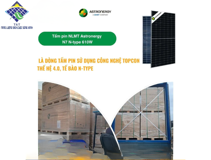 Tối ưu hiệu suất tấm pin Astronergy Solar