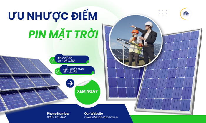 Ưu và Nhược Điểm của Pin Lưu Trữ Trong Hệ Thống Năng Lượng Mặt Trời