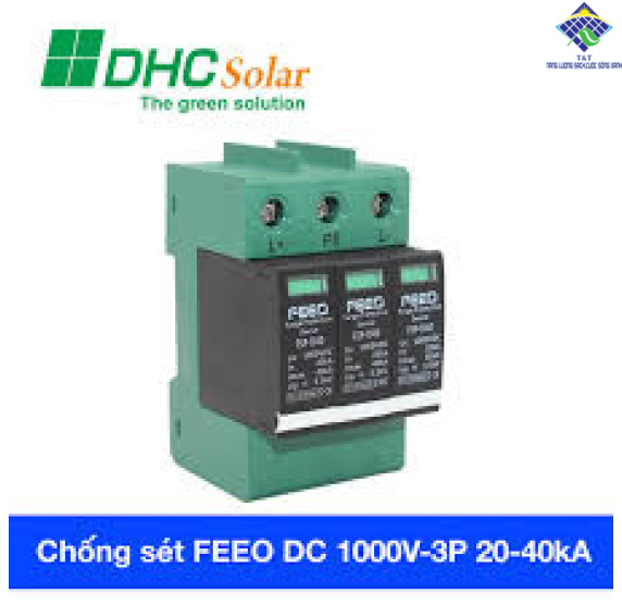 Chống Sét Lan Truyền DC 1000V 3P 20-40kA FEEO