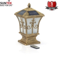 Đènn trụ cổng năng lượng mặt trời.  SUNTEK TC01 plus