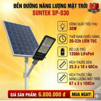 Đènn Cao áp năng lượng mặt trời SUNTEK SP-S30