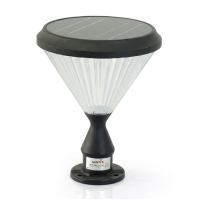 Đènn Trụ Cổng  Năng Lượng Mặt  Trời  SUNTEK TC06