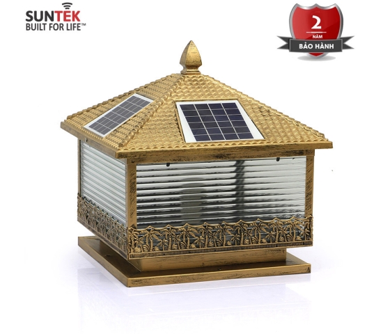 Đènn trụ cổng năng lượng mặt trời.   SUNTEK TC03
