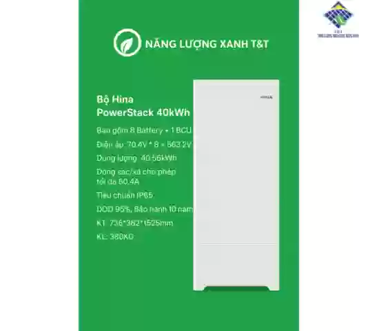 Giới Thiệu Pin Lưu Trữ Lithium HinaESS PowerStack – Giải Pháp Lưu Trữ Năng Lượng Cao Cấp Từ LuxPower