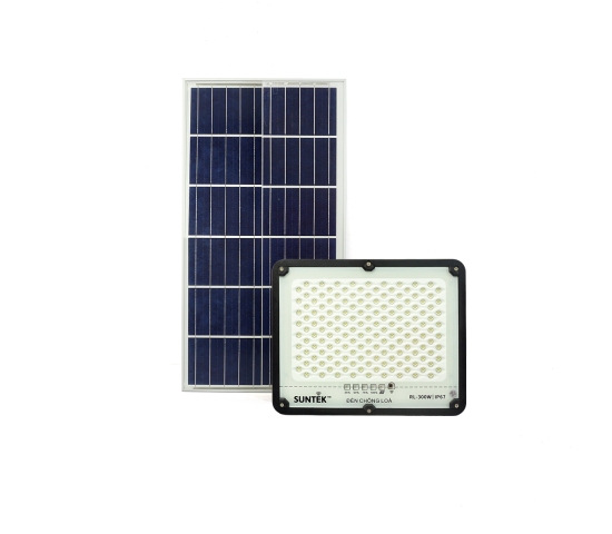Bộ đèn pha led  chống lóa năng  lượng mặt trời RL300