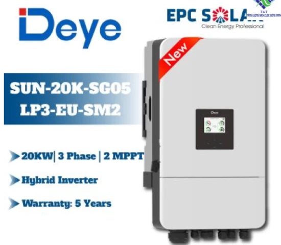 biến tần DEYE SUN-20K-SG05 LP3-EU-SM2 20KW 3 pha 2 MPPT