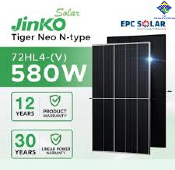 Tấm pin năng lượng mặt trời Jinko Tiger Neo 585W N-type 