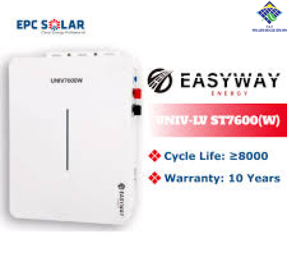 Pin Lithium EASYWAY UNIV-LV ST7600|51.2V|150Ah - Pin lưu trữ năng lượng điện mặt trời áp thấp