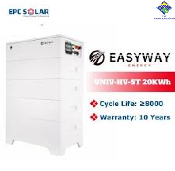  Pin Lithium Easyway UNIV-HV ST 20Kwh - Pin lưu trữ năng lượng điện mặt trời điện áp cao