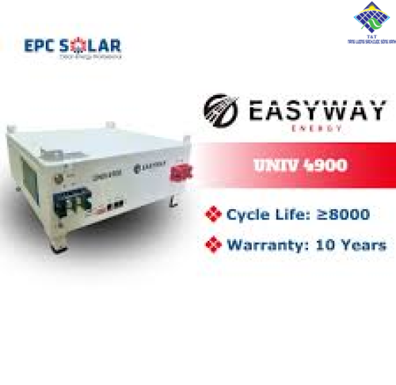  Pin Lithium Easyway UNIV4900 - Pin lưu trữ năng lượng điện mặt trời điện áp thấp