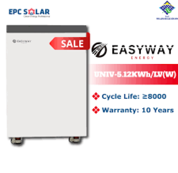 Pin Lithium Easyway UNIV-17.4kWh/LV(W)|51.2V|340Ah - Pin lưu trữ năng lượng điện mặt trời