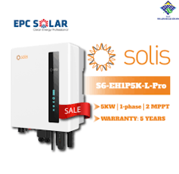 S6-EH1P5K-L-Pro|5kw|1 pha| Inverter Hybrid| Biến tần lưu trữ điện mặt trời một pha Solis
