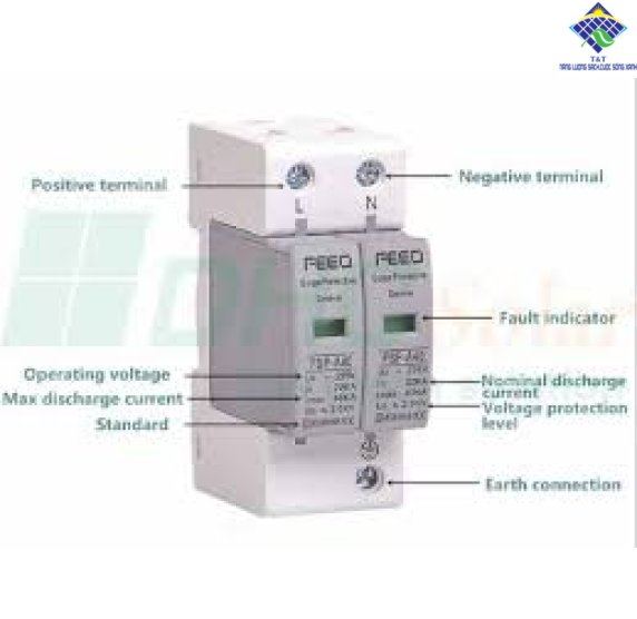 Chống sét lan truyền AC 275V 2P 20-40kA FEEO