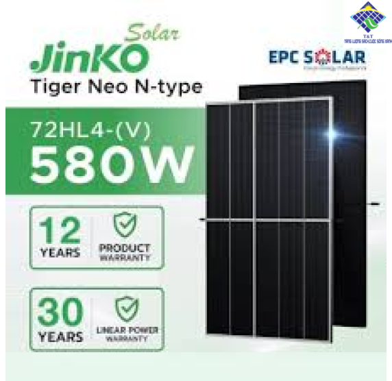 Tấm pin năng lượng mặt trời Jinko Tiger Neo 585W N-type 