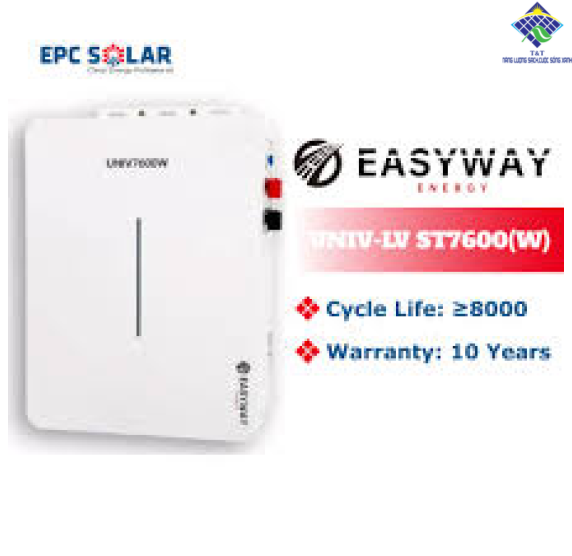 Pin Lithium EASYWAY UNIV-LV ST7600|51.2V|150Ah - Pin lưu trữ năng lượng điện mặt trời áp thấp