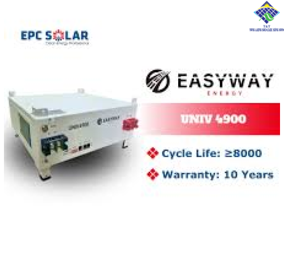  Pin Lithium Easyway UNIV4900 - Pin lưu trữ năng lượng điện mặt trời điện áp thấp
