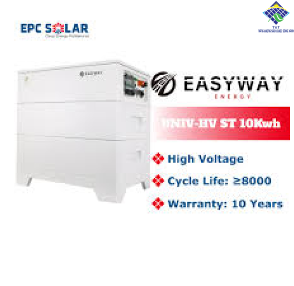 Pin Lithium Easyway UNIV-HV ST 10Kwh - Pin lưu trữ năng lượng điện mặt trời điện áp cao